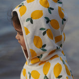 PONCHO TOWEL | Lemon Print Terry-Extra Img - 1