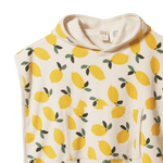 PONCHO TOWEL | Lemon Print Terry-Extra Img - 2