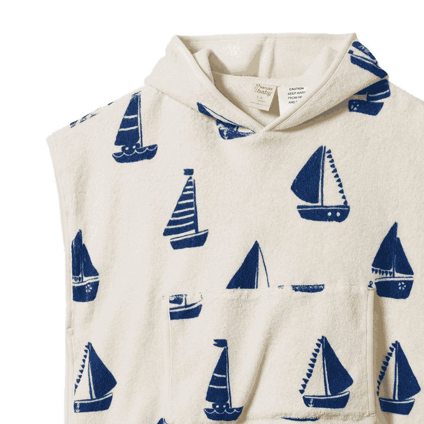 PONCHO TOWEL | Regatta Print Terry-Extra Img - 2