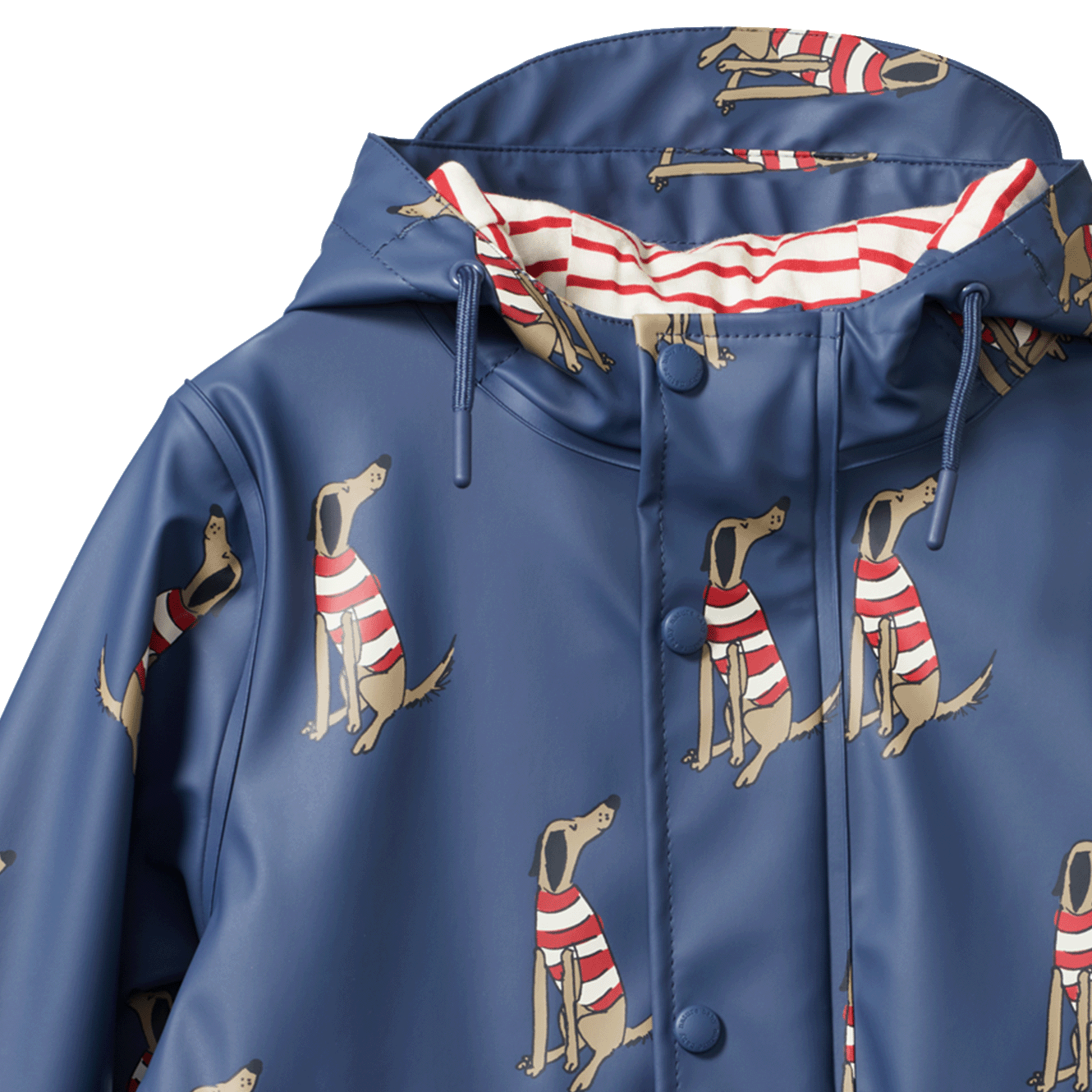 RAINCOAT | Best Friend Indigo Print-Extra Img - 2