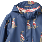 RAINCOAT | Best Friend Indigo Print-Extra Img - 2