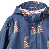 RAINCOAT | Best Friend Indigo Print-Extra Img - 2