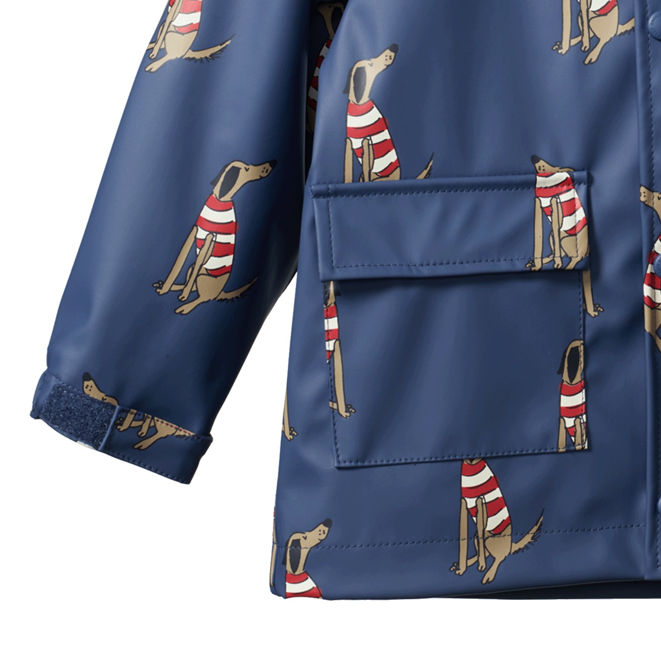 RAINCOAT | Best Friend Indigo Print-Extra Img - 3