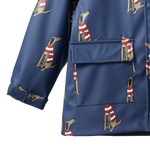 RAINCOAT | Best Friend Indigo Print-Extra Img - 3