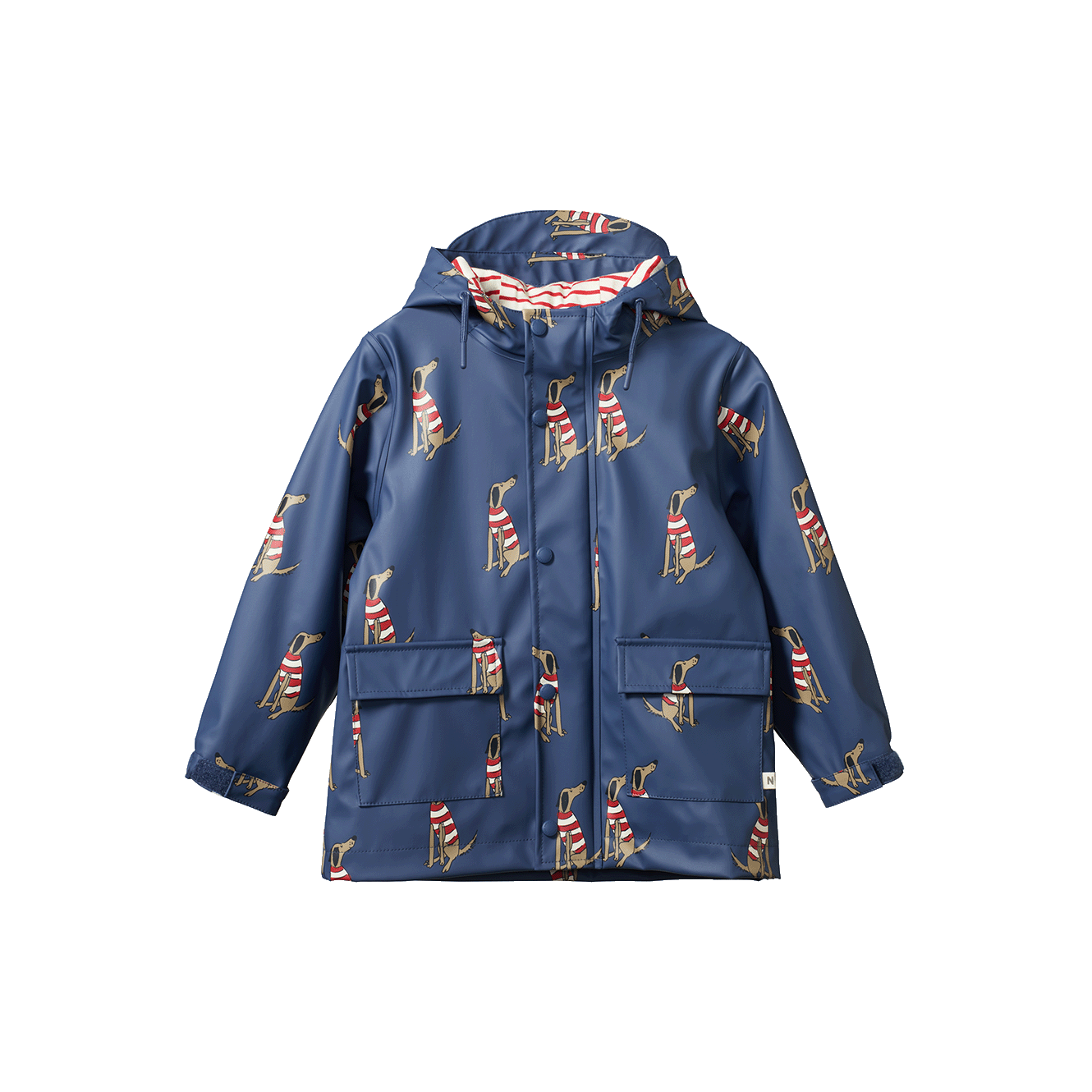 RAINCOAT | Best Friend Indigo Print-Web-front