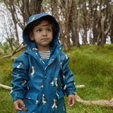 RAINCOAT | Puffin Teal Print-Extra Img - 1
