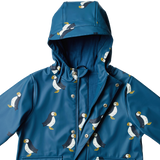RAINCOAT | Puffin Teal Print-Extra Img - 3