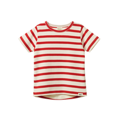 RIVER TEE | Red Sailor Stripe-Web-front