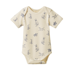 SHORT SLEEVE BODYSUIT | Best Friend Print-Web-front