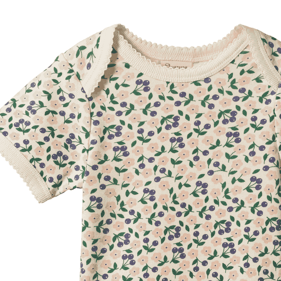 SHORT SLEEVE BODYSUIT | Briarwood Print-Extra Img - 1