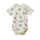 SHORT SLEEVE BODYSUIT | Foxy Print-Web-front