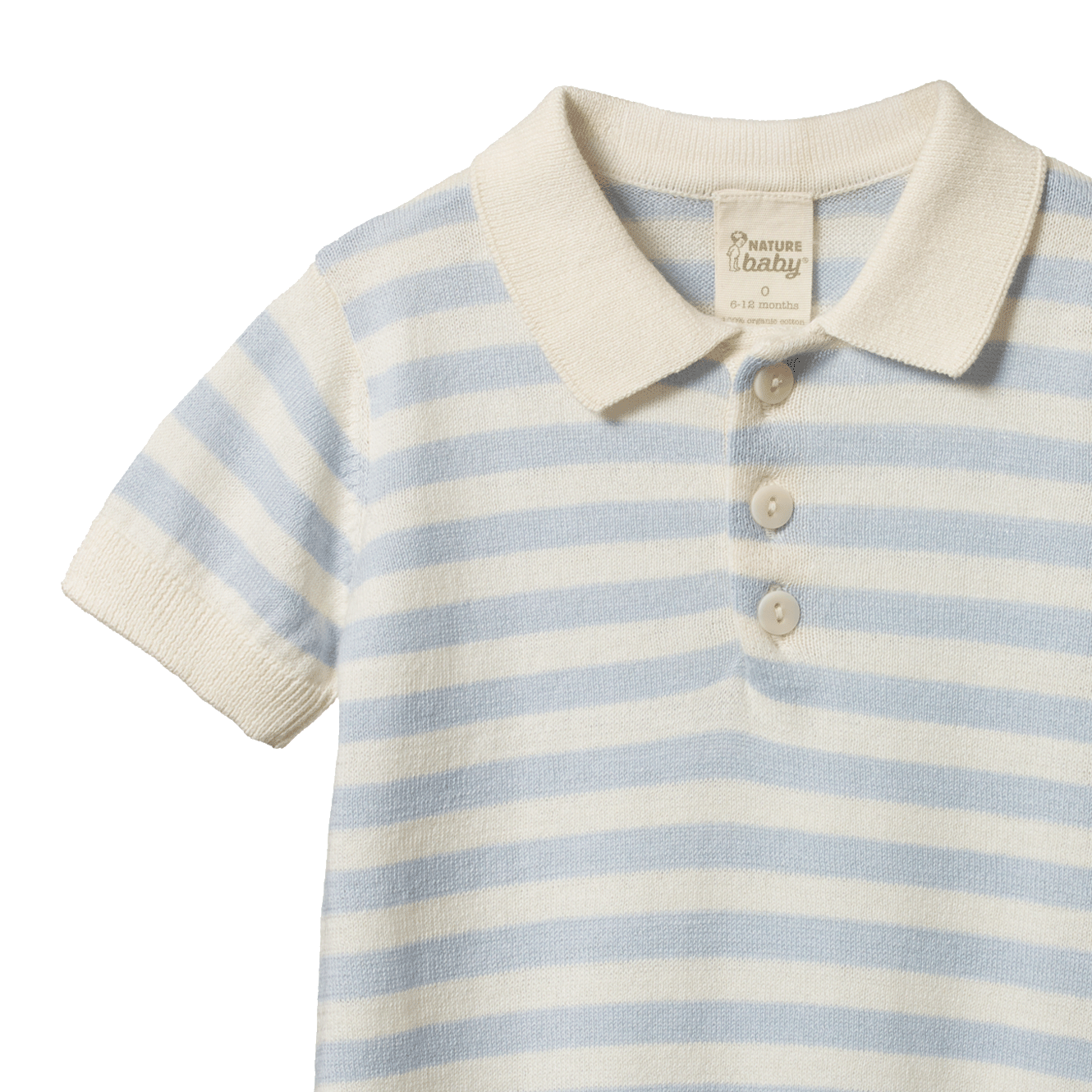 STEVIE POLO | Celestial Blue Sea Stripe-Extra Img - 1