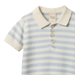 STEVIE POLO | Celestial Blue Sea Stripe-Extra Img - 1