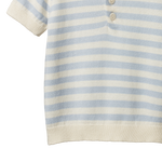 STEVIE POLO | Celestial Blue Sea Stripe-Extra Img - 2