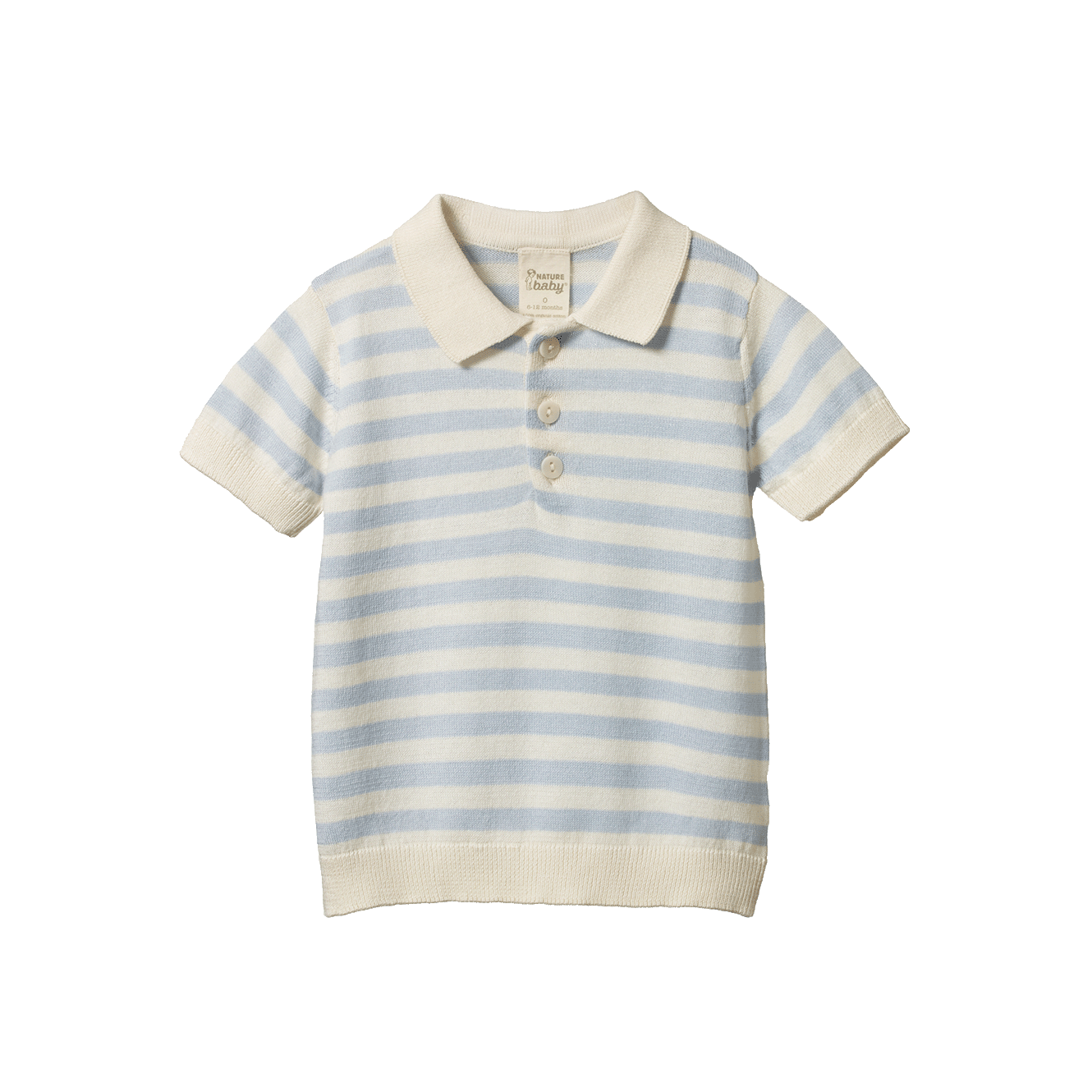 STEVIE POLO | Celestial Blue Sea Stripe-Web-front