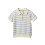 STEVIE POLO | Celestial Blue Sea Stripe-Web-front
