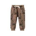 SUNDAY TRACK PANTS | Foxy Cub Print-Web-front