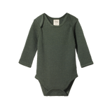 MER ESS L/S BODYSUIT POINTELLE | Thyme-Web-front