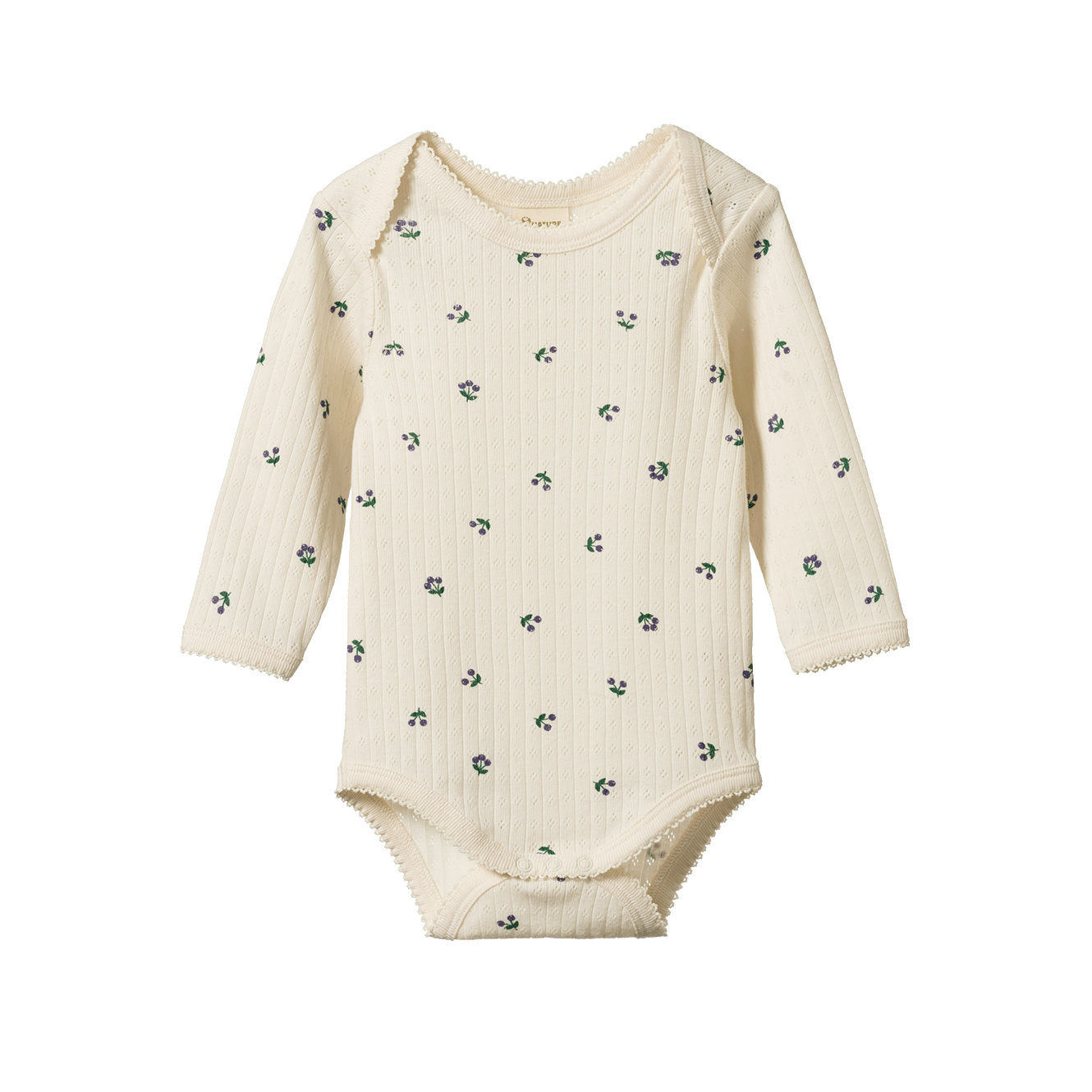 L/S BODYSUIT POINTELLE | Winter Berry Print-Web-front