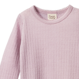 MER ESS L/S CLOUD TEE POINTELLE | Lilac-Extra Img - 2