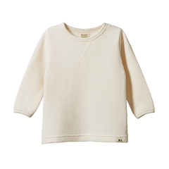 WAFFLE TEE | Natural-Web-front